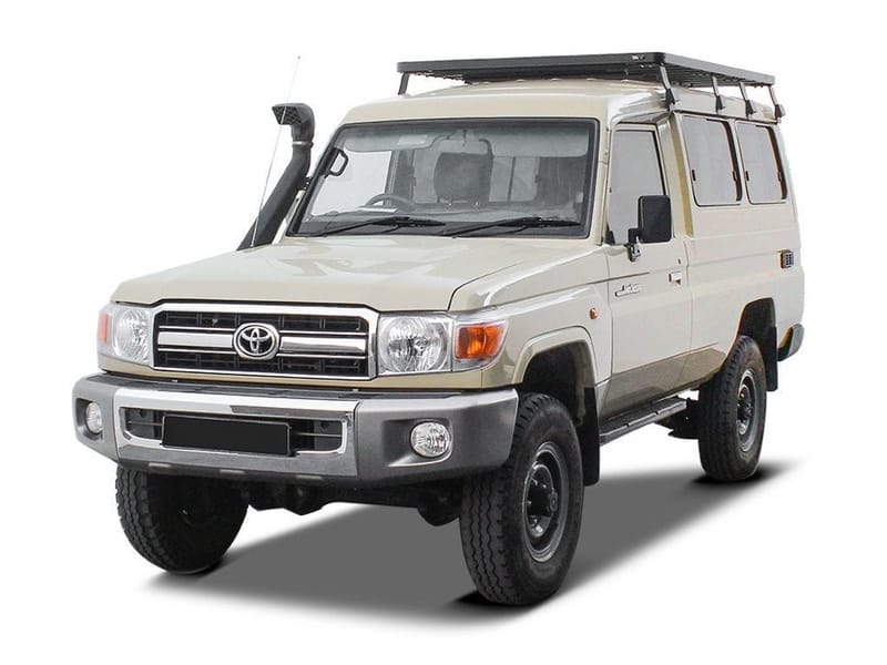 Tall Slimline II roof rack kit on a Land Cruiser 78 troopie