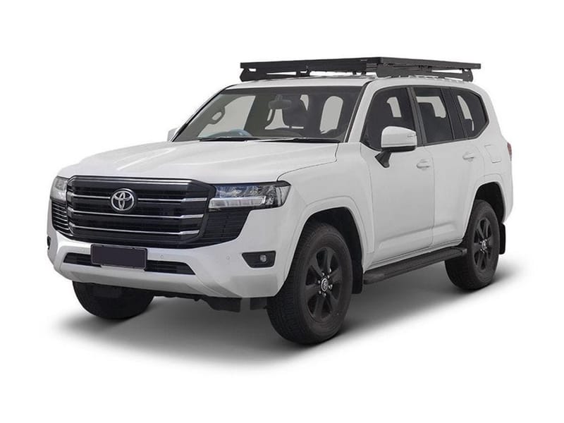 Slimline II roof rack kit on a Land Cruiser 300