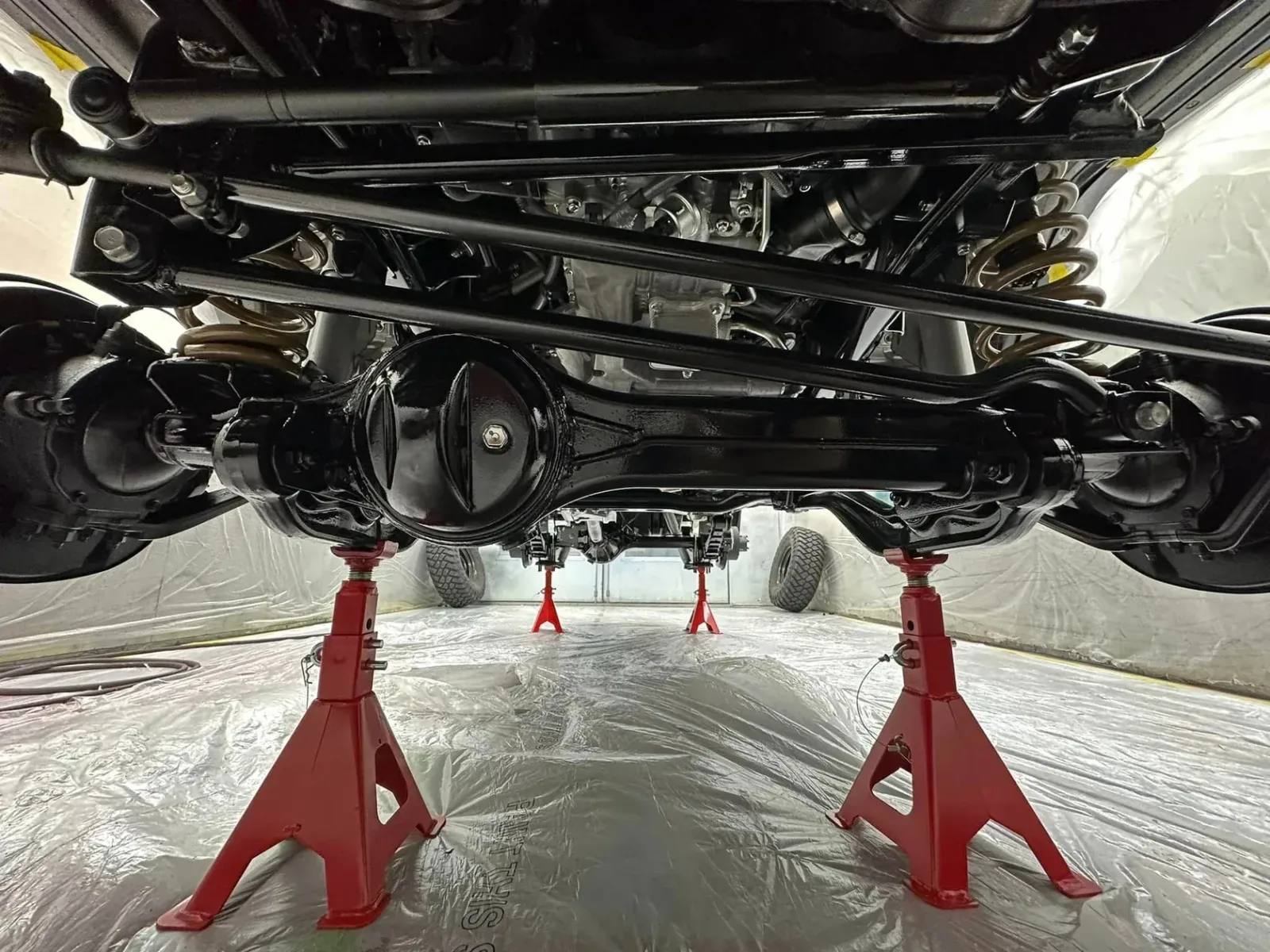 4x4 chassis and axle coated with IGL Ecoclear Aegis