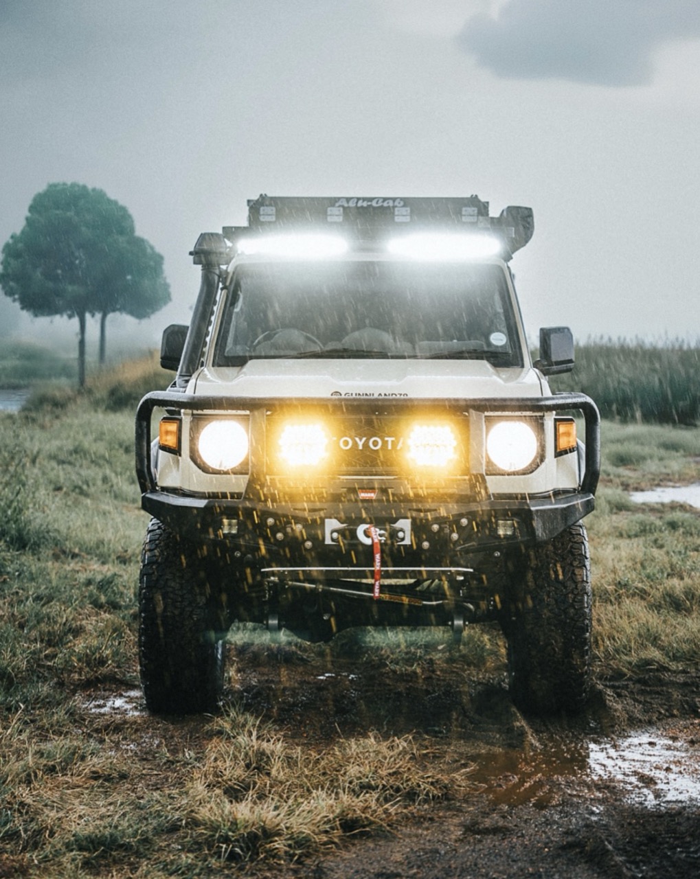 Land Cruiser 79 Series — solid recovery anchor points front and rear