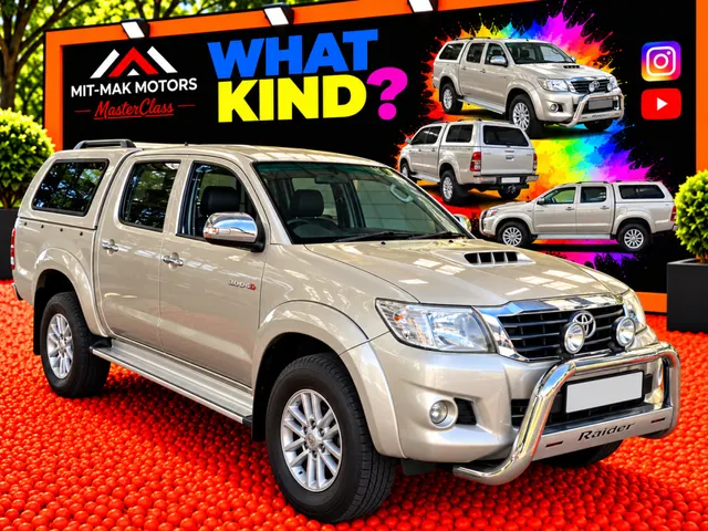 2012 Toyota Hilux 3.0D-4D Double Cab Raider Auto